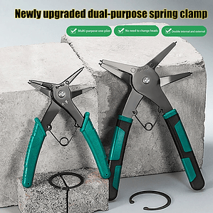 Alicates de anillo a presión, herramienta de engarzado multifuncional, removedor de anillo externo interno, alicates de retención, herramienta de mano