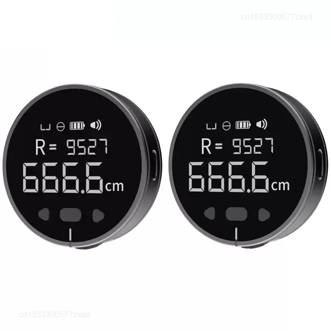 Medidor de Distancia Eléctrico DUKA ATuMan Q, Cinta Métrica con Pantalla LCD HD, Herramienta de Medición Recargable, Telémetro Digital 6