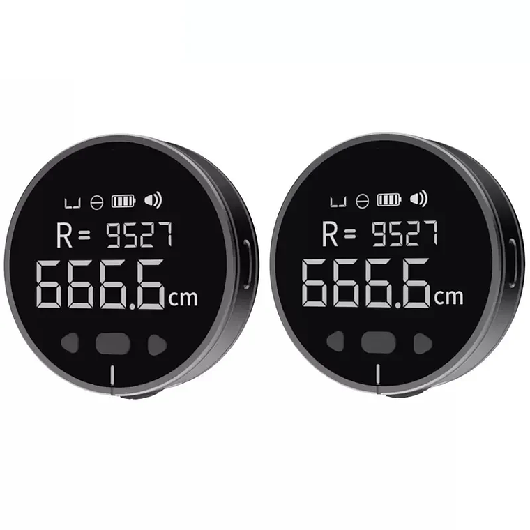 Medidor de Distancia Eléctrico DUKA ATuMan Q, Cinta Métrica con Pantalla LCD HD, Herramienta de Medición Recargable, Telémetro Digital 7