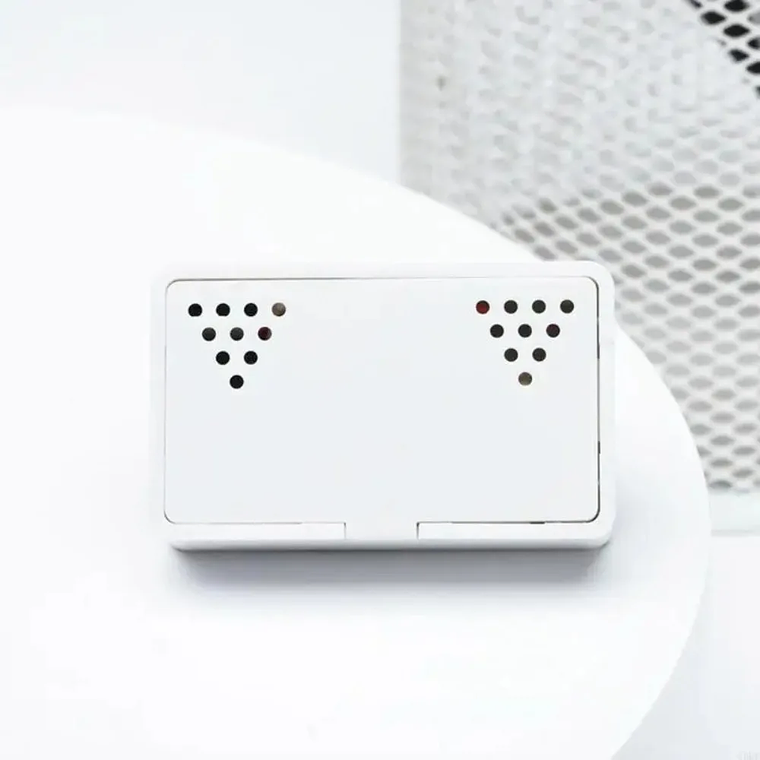 Termómetros con energía Solar 69HF, Mini medidor Digital de medición de temperatura y humedad de alta precisión, portátil 9