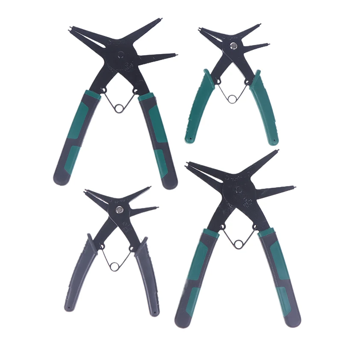 Alicates de anillo a presión, herramienta de engarzado multifuncional, removedor de anillo externo interno, alicates de retención, herramienta de mano 12