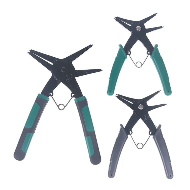 Alicates de anillo a presión, herramienta de engarzado multifuncional, removedor de anillo externo interno, alicates de retención, herramienta de mano 13