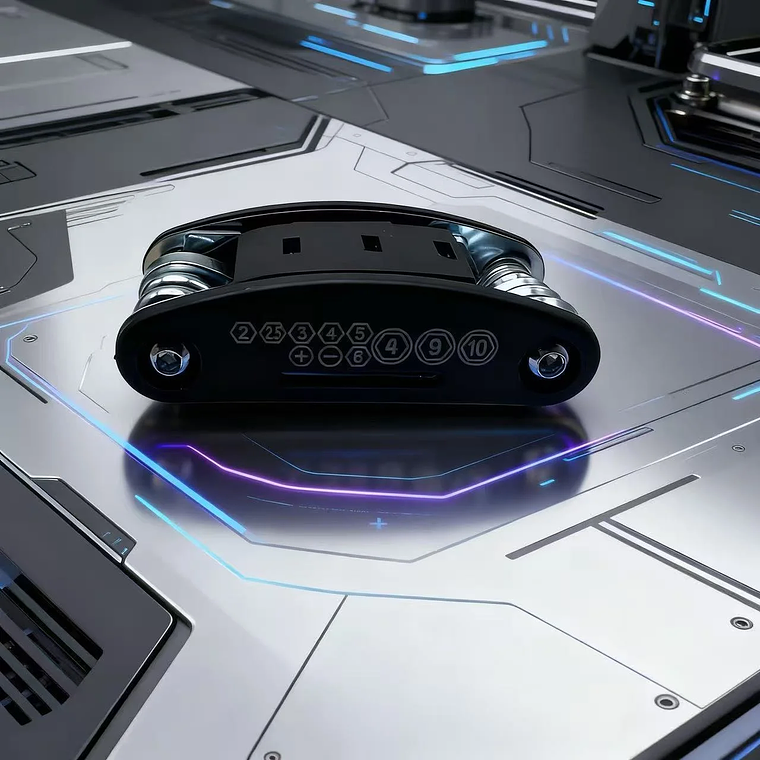 Juego de llaves de tubo 16 en 1, cabezal giratorio antideslizante. Acero Inoxidable Resistente para Reparaciones del Hogar y del Automóvil. Herramienta Fácil y Universal. 4