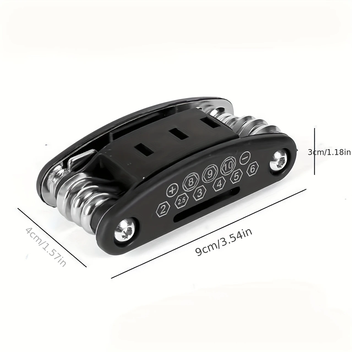 Juego de llaves de tubo 16 en 1, cabezal giratorio antideslizante. Acero Inoxidable Resistente para Reparaciones del Hogar y del Automóvil. Herramienta Fácil y Universal. 5