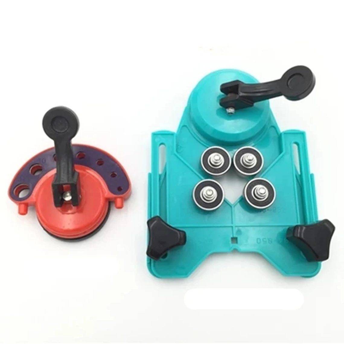 Juego de brocas de mampostería ajustables, guía de perforación para agujeros de vidrio y azulejos de cerámica, localizador de aberturas, cortador de cerámica, herramientas de construcción 3