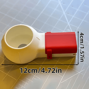 El colector de polvo de taladro con boquilla rotativa: el diseño de inclinación giratoria mantiene el polvo contiene, eficiente y fácil de limpiar, para bricolaje/construcción