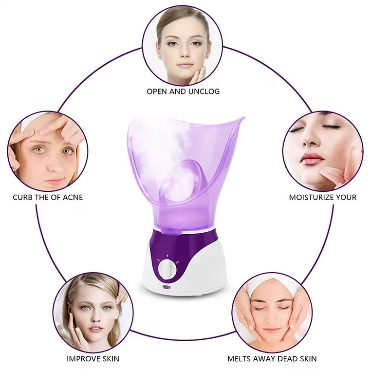 Inhalador de vapor para nariz, vaporizador Facial, pulverizador de calefacción Facial, humidificador de niebla Nasal portátil, vaporizador Facial, humidificador para el cuidado de la piel 5