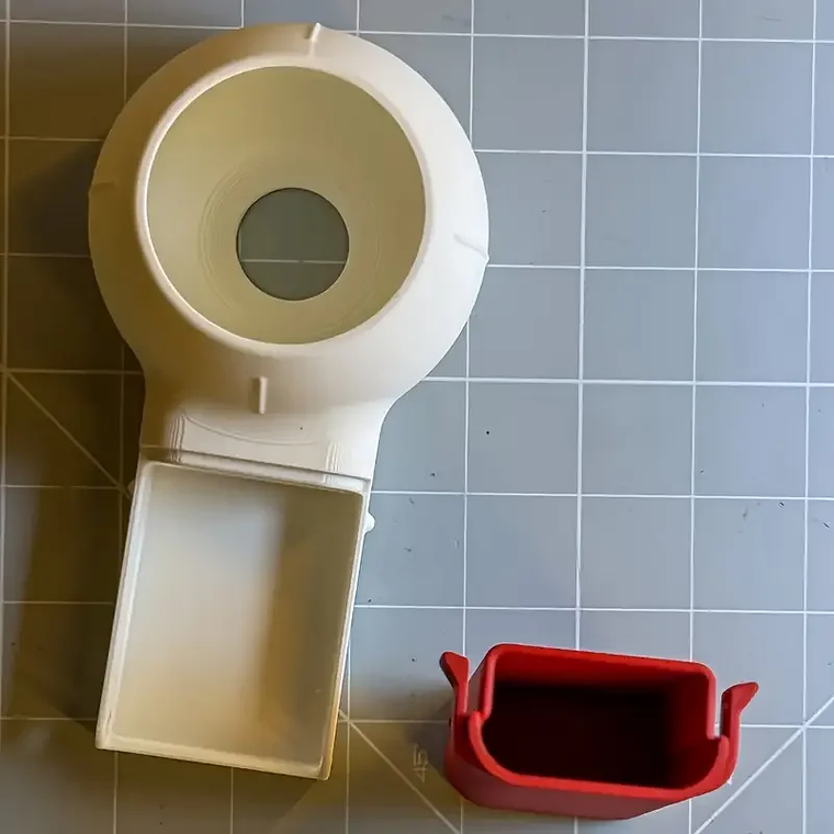 El colector de polvo de taladro con boquilla rotativa: el diseño de inclinación giratoria mantiene el polvo contiene, eficiente y fácil de limpiar, para bricolaje/construcción 5