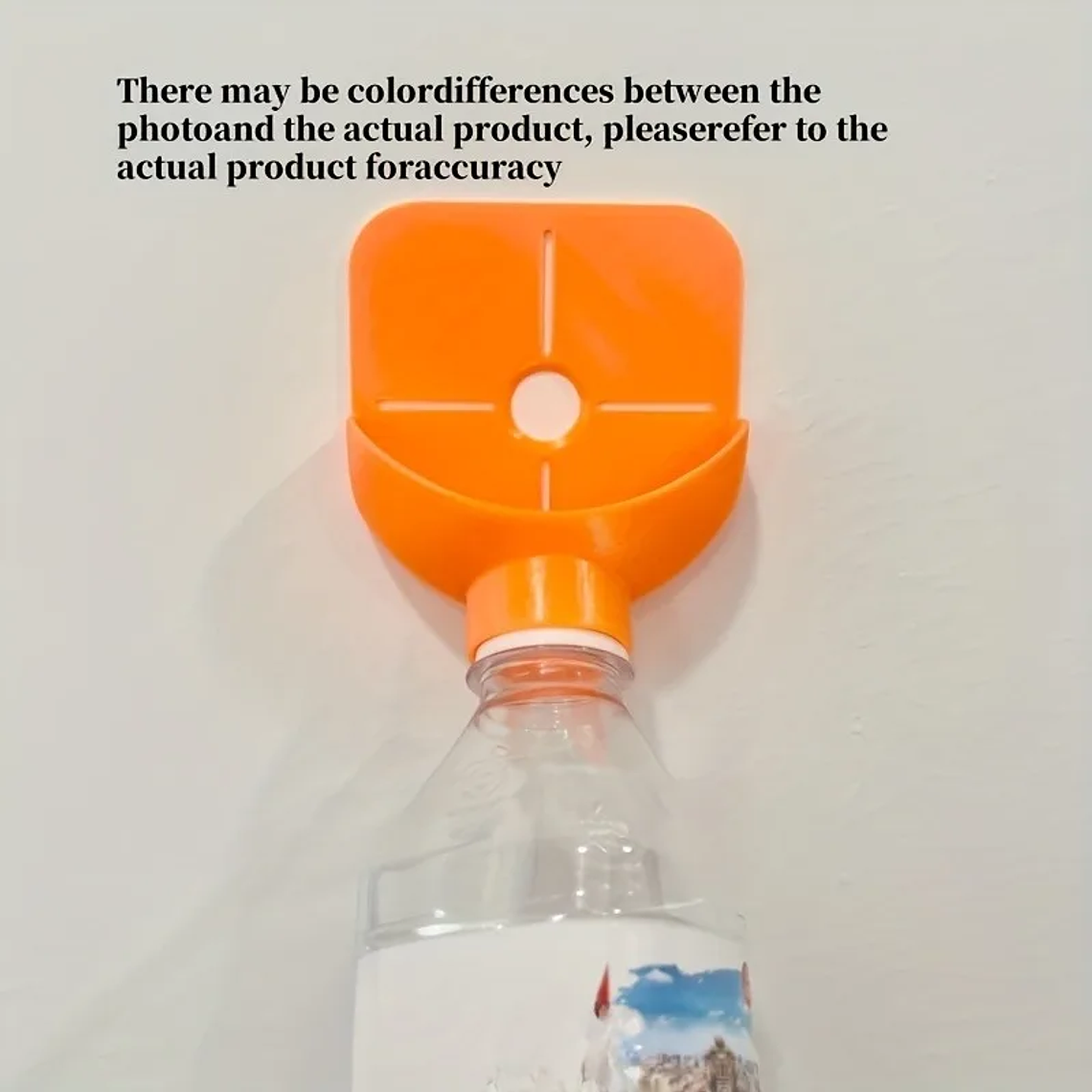 Un colector de polvo de agujero de taladro de plástico resistente y duradero, instalado en una botella normal, se convierte en un colector de polvo de agujero de taladro. 4