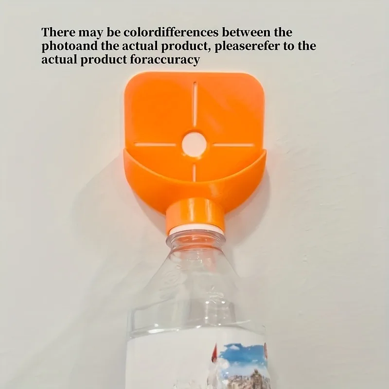 Un colector de polvo de agujero de taladro de plástico resistente y duradero, instalado en una botella normal, se convierte en un colector de polvo de agujero de taladro. 4