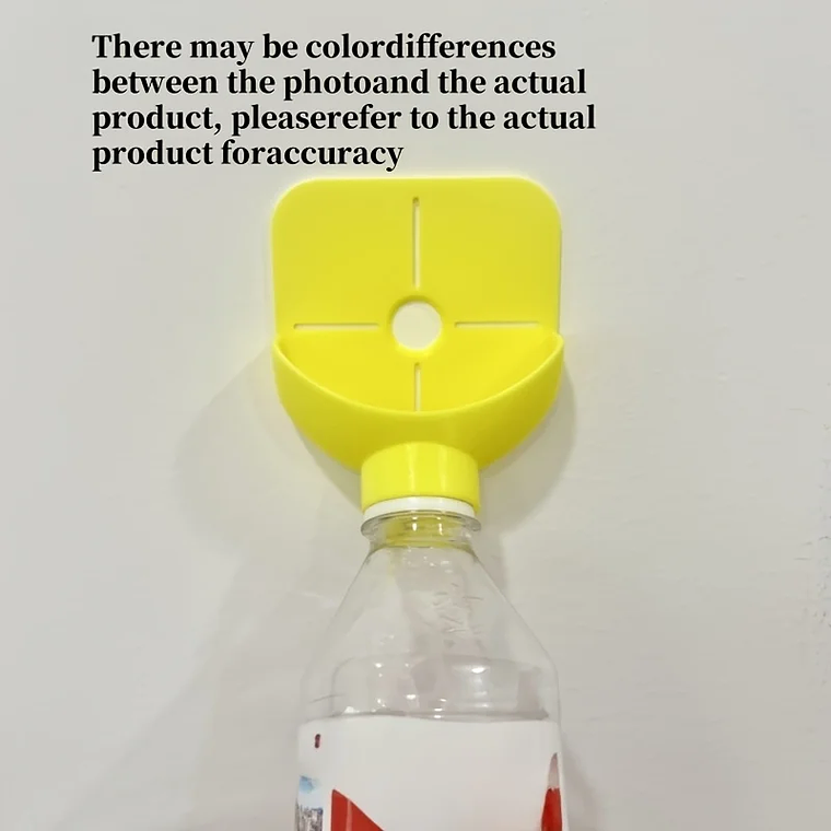 Un colector de polvo de agujero de taladro de plástico resistente y duradero, instalado en una botella normal, se convierte en un colector de polvo de agujero de taladro. 10