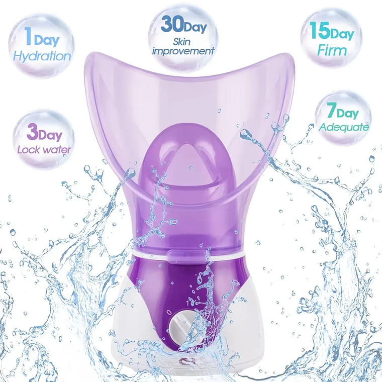 Inhalador de vapor para nariz, vaporizador Facial, pulverizador de calefacción Facial, humidificador de niebla Nasal portátil, vaporizador Facial, humidificador para el cuidado de la piel 14