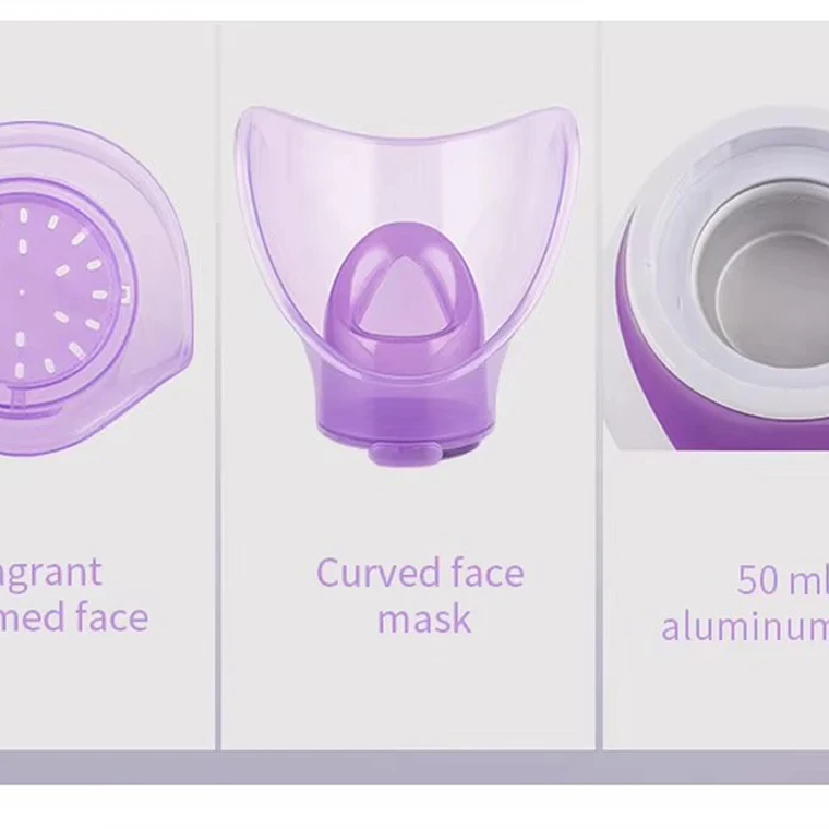 Inhalador de vapor para nariz, vaporizador Facial, pulverizador de calefacción Facial, humidificador de niebla Nasal portátil, vaporizador Facial, humidificador para el cuidado de la piel 19
