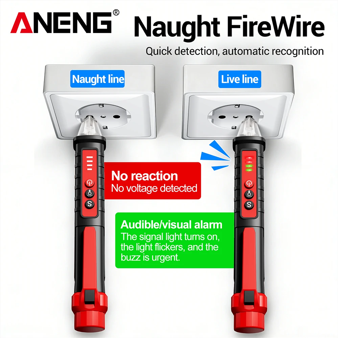 Pinza Amperimétrica Digital de 4000 Cuentas, Voltímetro de CC/CA de 400A, Multímetro, Amperímetro, Probador de Voltaje, Reparación de Automóviles, Probador de Temperatura Eléctrica 6