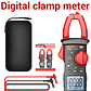 Pinza Amperimétrica Digital de 4000 Cuentas, Voltímetro de CC/CA de 400A, Multímetro, Amperímetro, Probador de Voltaje, Reparación de Automóviles, Probador de Temperatura Eléctrica - Thumbnail 7