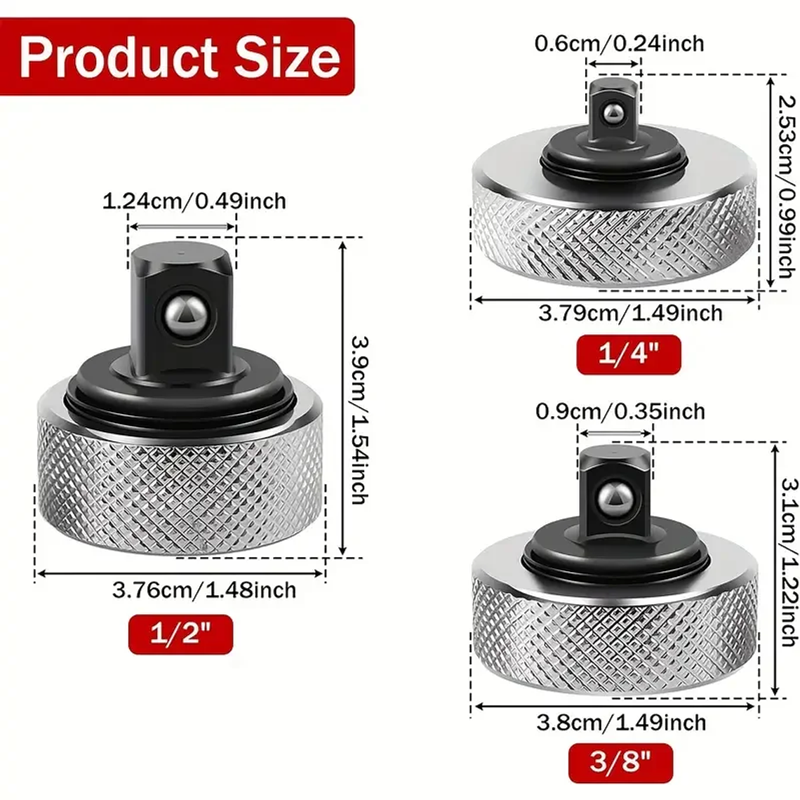 Mini llaves de trinquete multifuncionales de 1/2 pulgadas, 3/8 pulgadas y 1/4 pulgadas con rueda de pulgar, adecuadas para herramientas de reparación manual 7