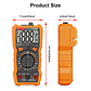 NJTY-multímetro Digital T21, profesional, valores eficaces verdaderos, marco de soporte magnético, voltímetro de ohmios, resistencia, corriente NCV, cable vivo, herramientas de bricolaje - Thumbnail 16