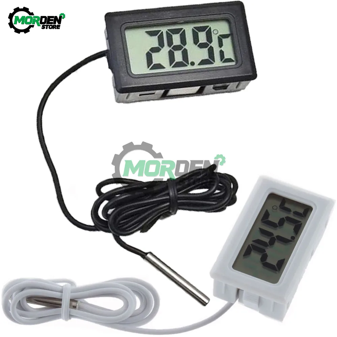 Termómetro Digital LCD de 1m y 2m para coche, refrigerador, congelador, Detector de temperatura para acuario, Monitor, probador, sonda del Sensor, TPM-10 FY-10 23