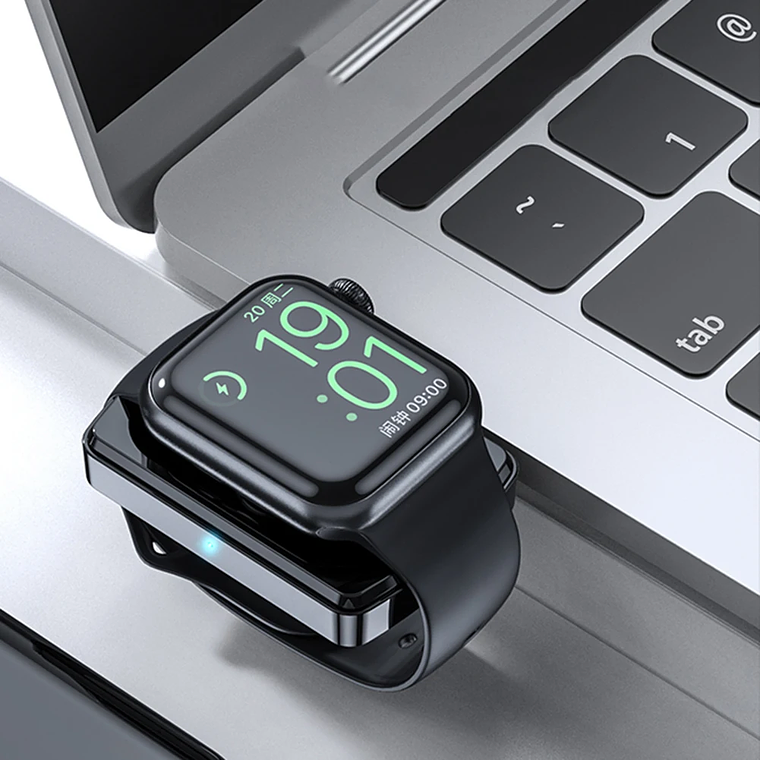 Cargador inalámbrico magnético 2 en 1, soporte para cargador de reloj inalámbrico USB C, estación de carga rápida, soporte para Apple Watch Series 1-10 3