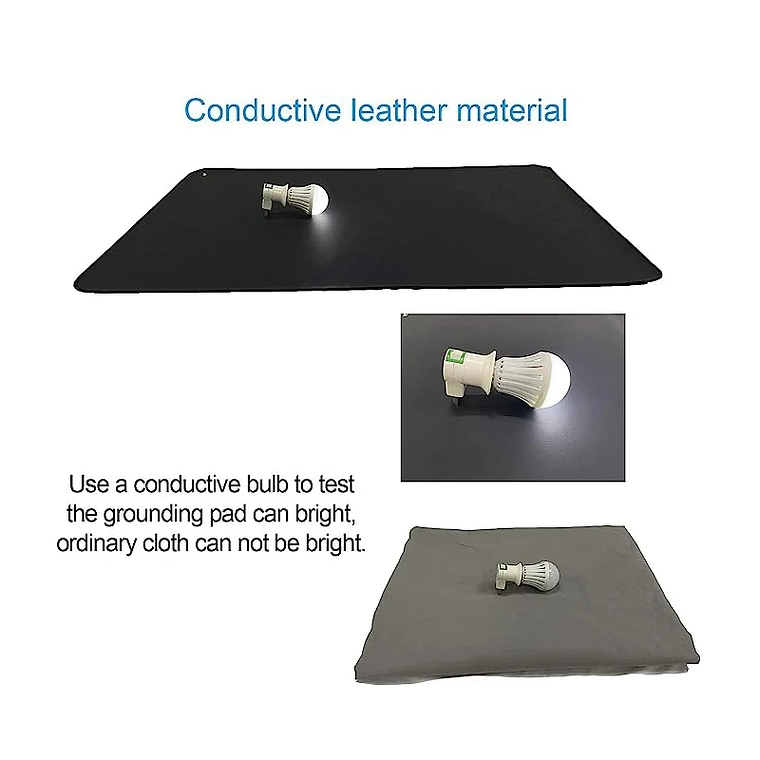Esterilla de Yoga de recuperación EMF, alfombrilla de puesta a tierra para dormir, mejora la liberación de energía, el pie corporal, con cordón de tierra enrollado antienredos 6