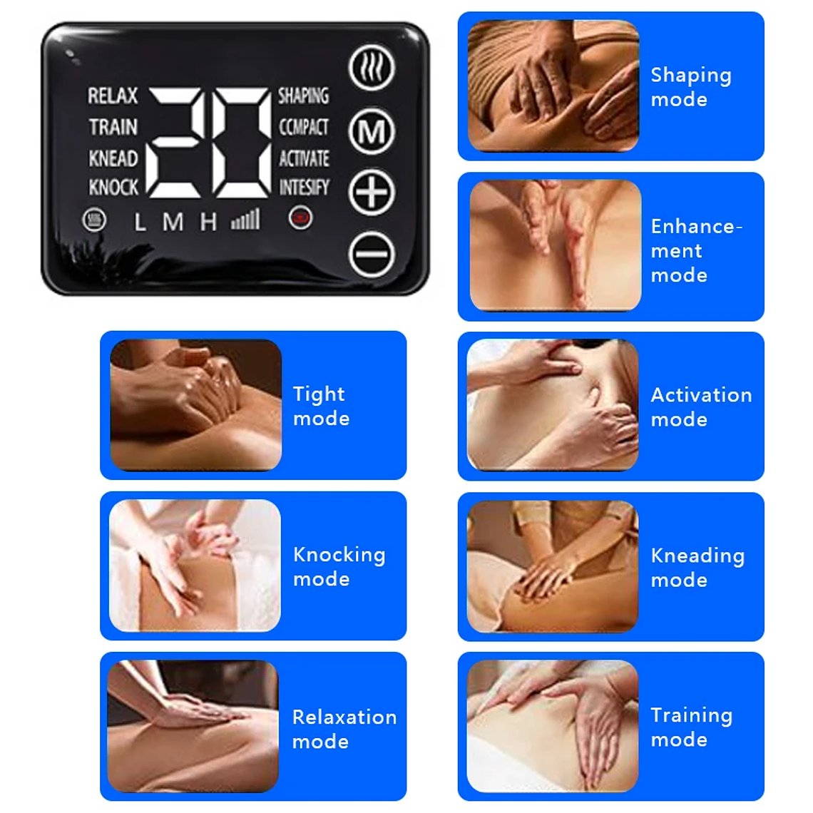 Estera de lámpara de bronceado, 360 Uds., estera de Yoga de masaje con luz azul, Control remoto, 8 modos y 20 engranajes, lámpara de solario de 100x40CM para el cuidado de la piel del bronceado 6