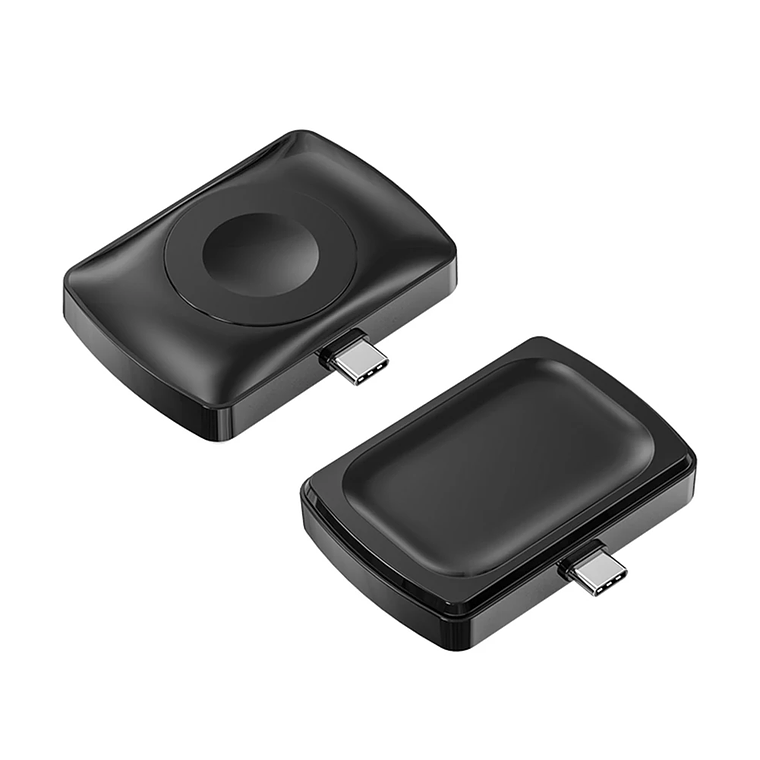 Cargador inalámbrico magnético 2 en 1, soporte para cargador de reloj inalámbrico USB C, estación de carga rápida, soporte para Apple Watch Series 1-10 8
