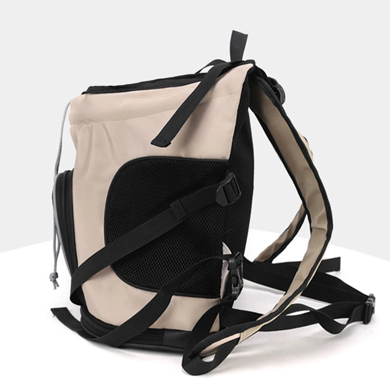 Bolsa ligera para mascotas, bolsa portátil para salir de perros y gatos, mochila para mascotas de gran capacidad, mochila transpirable para cachorros, correa ajustable 12