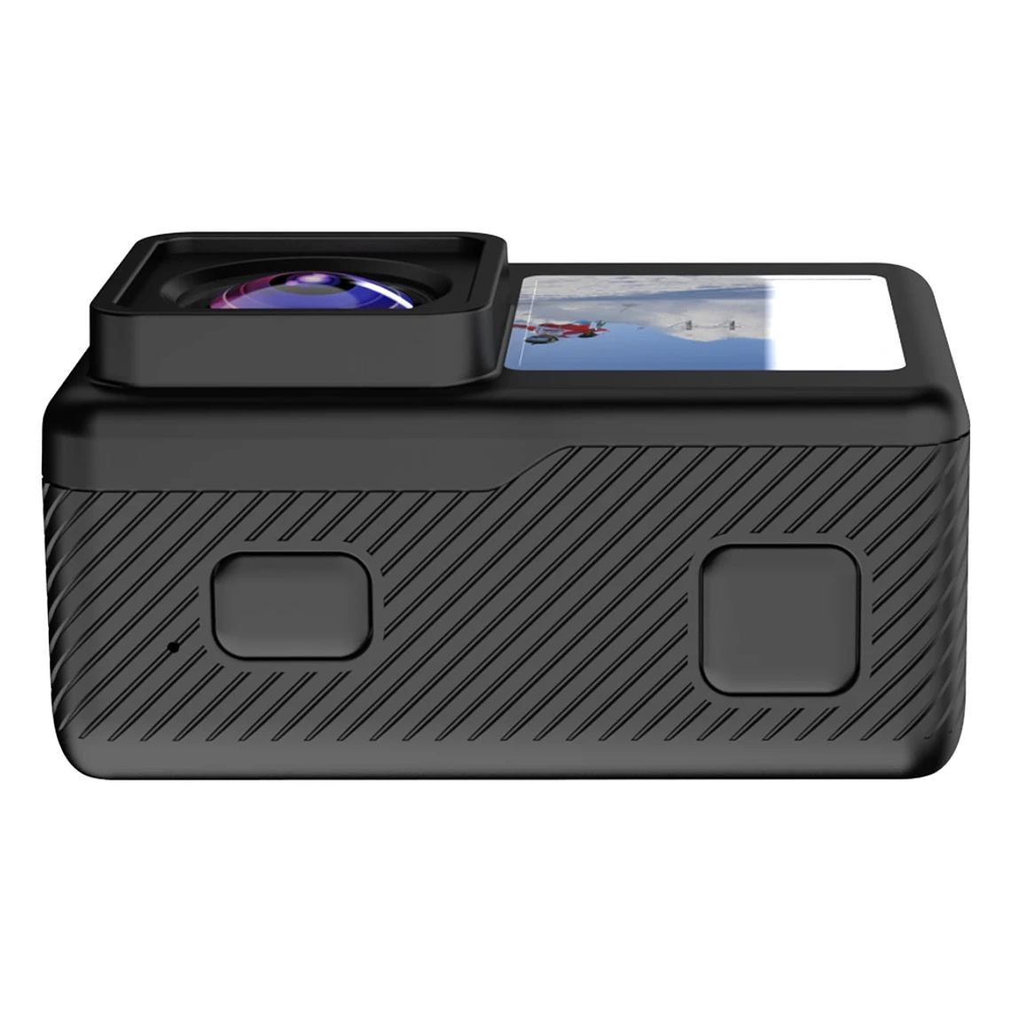 Cámara de acción 4K UHD 1080P 30FPS pantalla IPS de 2,0 pulgadas cámara de grabación de vídeo para bicicleta cámara de vídeo antivibración pantalla Dual 24