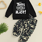 Conjunto de cumpleaños de otoño para niño pequeño con sudadera con estampado de letras y pantalones de camuflaje, traje de manga larga para celebración de otoño - thumbnail 6