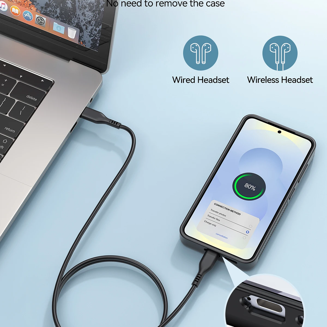 Funda de batería con cargador inalámbrico de 10000mAh para Samsung Galaxy S25 Plus, funda de alimentación portátil de 10000mAh con pantalla LED 6