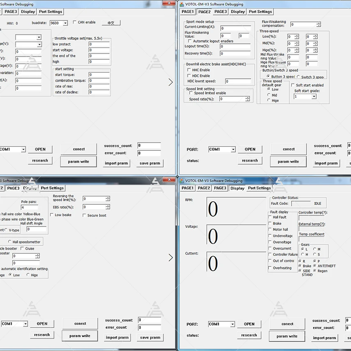 QS Liquid Cooled 138 4000W 90H 7500W Max Continuous 72V 110KPH Mid Drive Motor Conversion EM200SP Controller Brushless 14