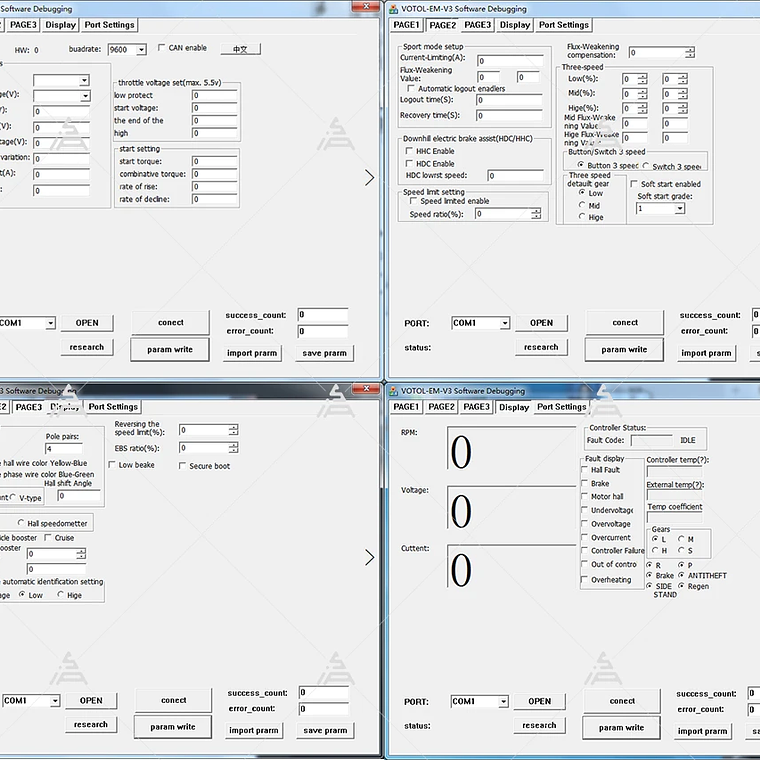 QS Liquid Cooled 138 4000W 90H 7500W Max Continuous 72V 110KPH Mid Drive Motor Conversion EM200SP Controller Brushless 14