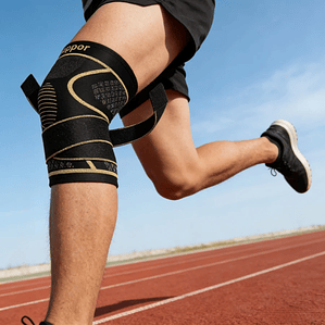 Rodillera Deportiva con Iones de Cobre - Soporte Transpirable de Spandex para Entrenamiento, Uso Diario y Protección Confiable