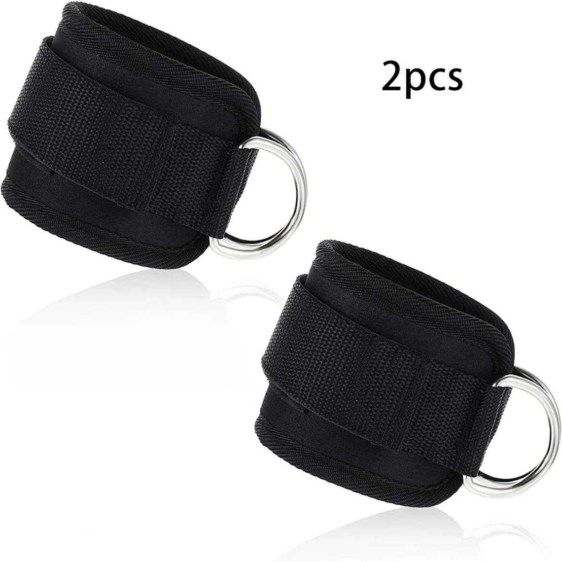 Puños de tobillo ajustables: correas de entrenamiento de piernas para entrenamiento de glúteos y muslos, accesorios de ejercicio para máquinas de cables, pesas de tobillo 4