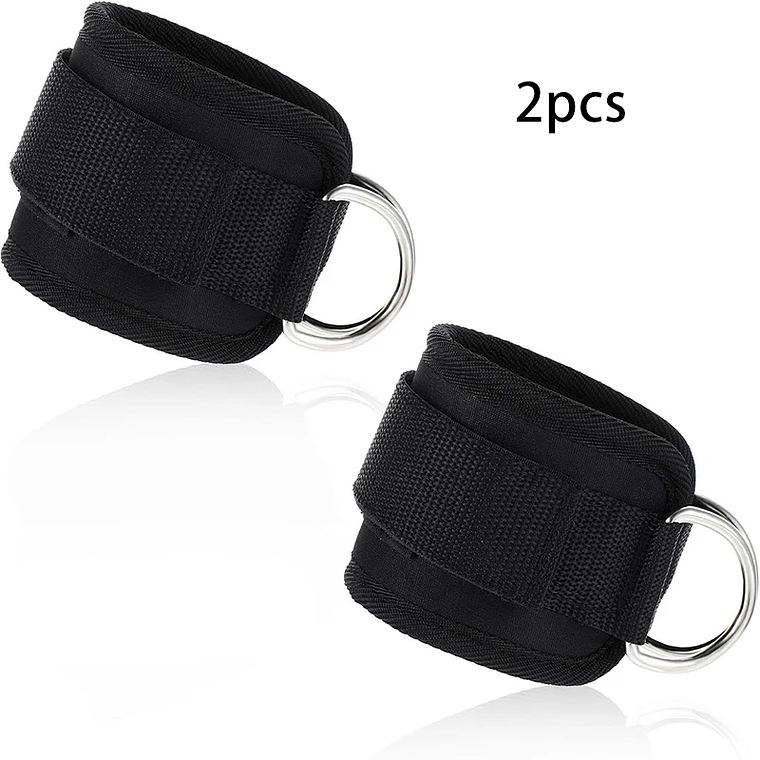 Puños de tobillo ajustables: correas de entrenamiento de piernas para entrenamiento de glúteos y muslos, accesorios de ejercicio para máquinas de cables, pesas de tobillo 4