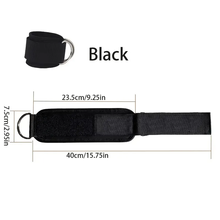 Puños de tobillo ajustables: correas de entrenamiento de piernas para entrenamiento de glúteos y muslos, accesorios de ejercicio para máquinas de cables, pesas de tobillo 5