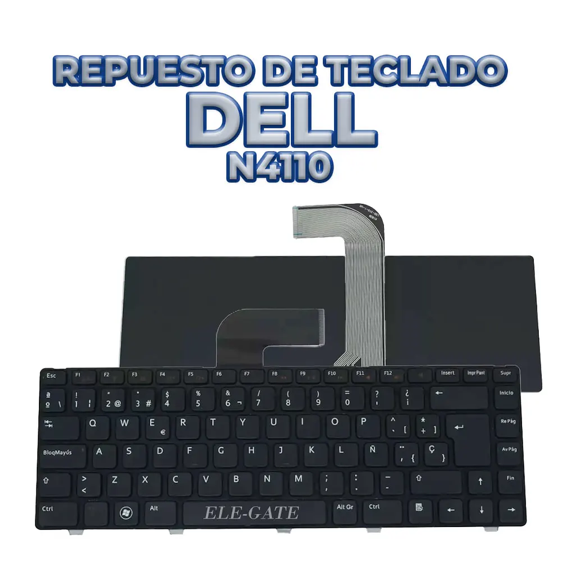 Dell Inspiron 14 3420 N4050 N4110 N5050 M5040 M5050 Laptop Keyboard 4