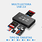 External Multireader Memory to USB 2.0 Micro SD - thumbnail 2