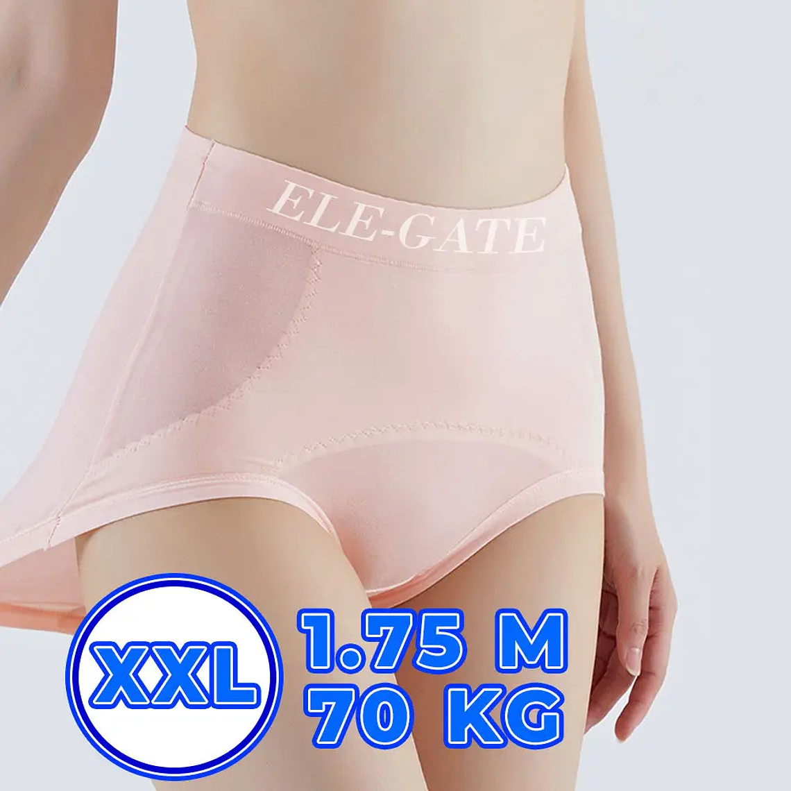 Women's Soft Cotton High-Rise Everyday Boyshorts-XXL 1