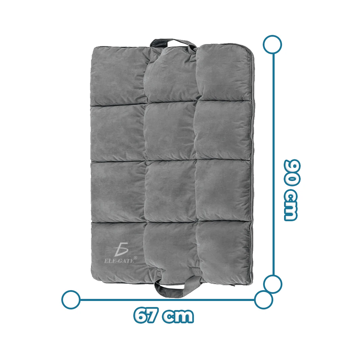 ELEGATE Large Dog Mat MAS.38 Waterproof Padded and Durable with Handle 3