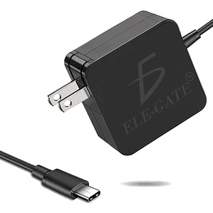 ELEGATE Universal 100W Type C AC Plug in Square Adapter