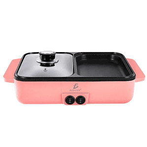 ELEGATE HOG.71 2-in-1 Electric Contact Grill Aluminum Construction Detachable Non-Stick Plate 1400W Dismountable Oil Collector