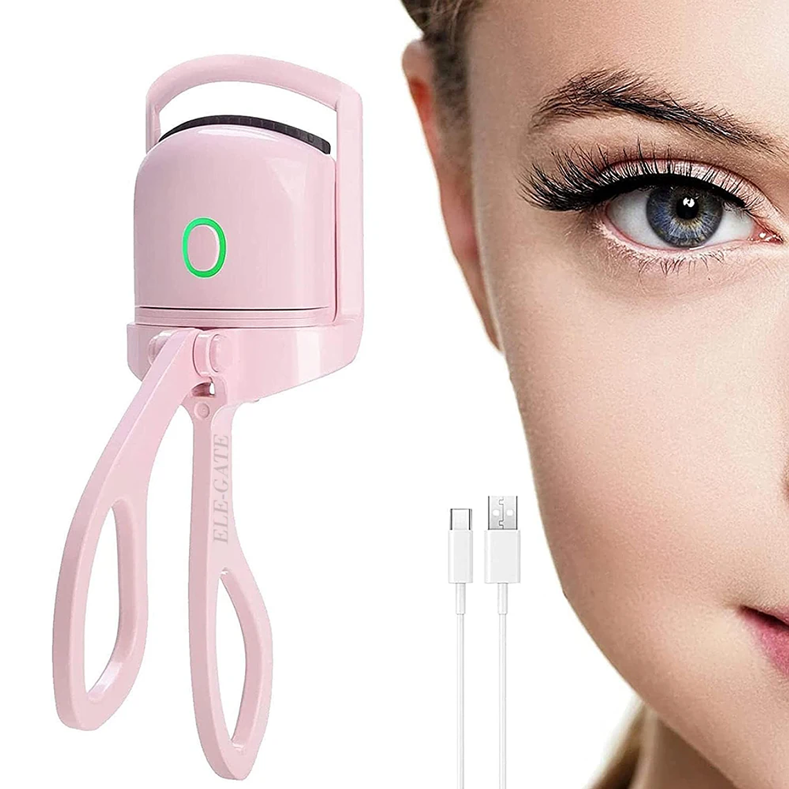 Electric Heated Eyelash Curler - Curled Eyelashes Easily and Long Lastingly 2