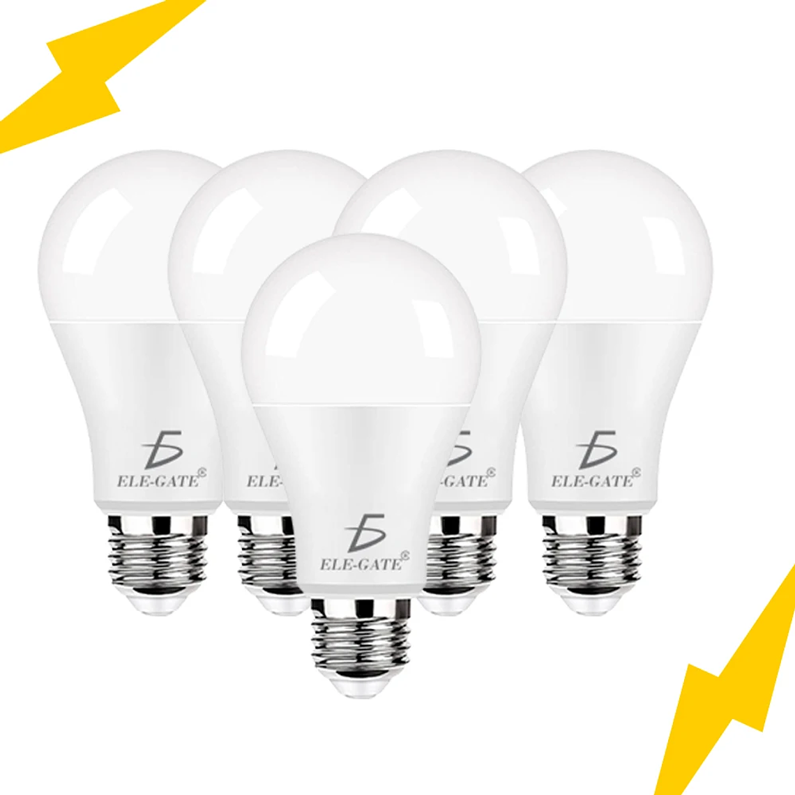 Pack of 5 ELEGATE 9W LED Bulbs 6500K Cold Light for Office Use 1