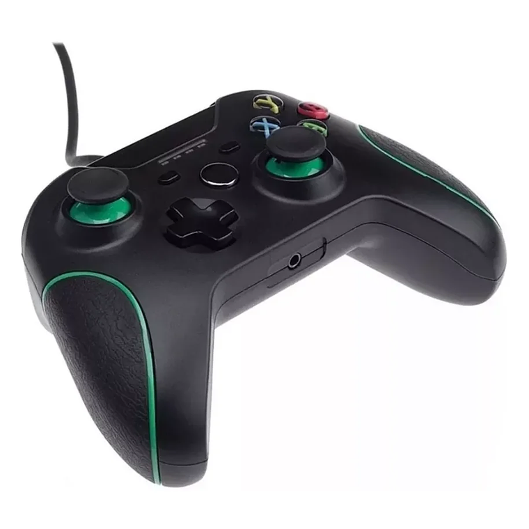 Elegate GM.15 Wired Game Controller With USB 2.0 Cable 2M For Xbox One, Black And Green Design, Plastic Material, Mexico Origin 3