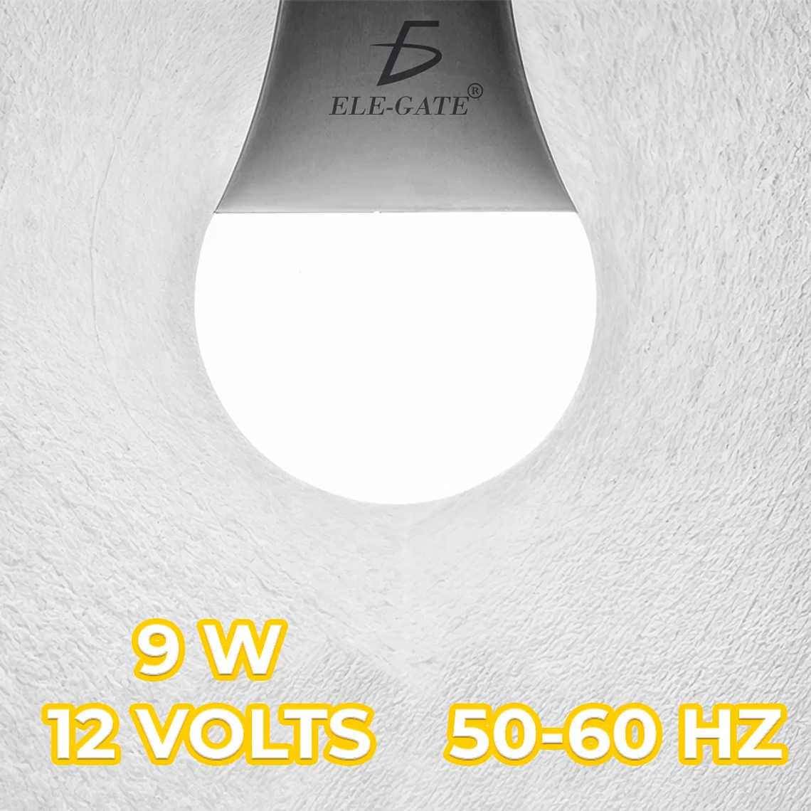 Pack of 5 ELEGATE 9W LED Bulbs 6500K Cold Light for Office Use 2