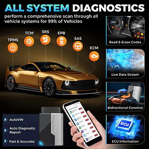 USA EU Warehouse 2026 Ediag Elite Full System Auto Diagnostic OBD2 Scanner Lifetime Free Update Car Code Reader