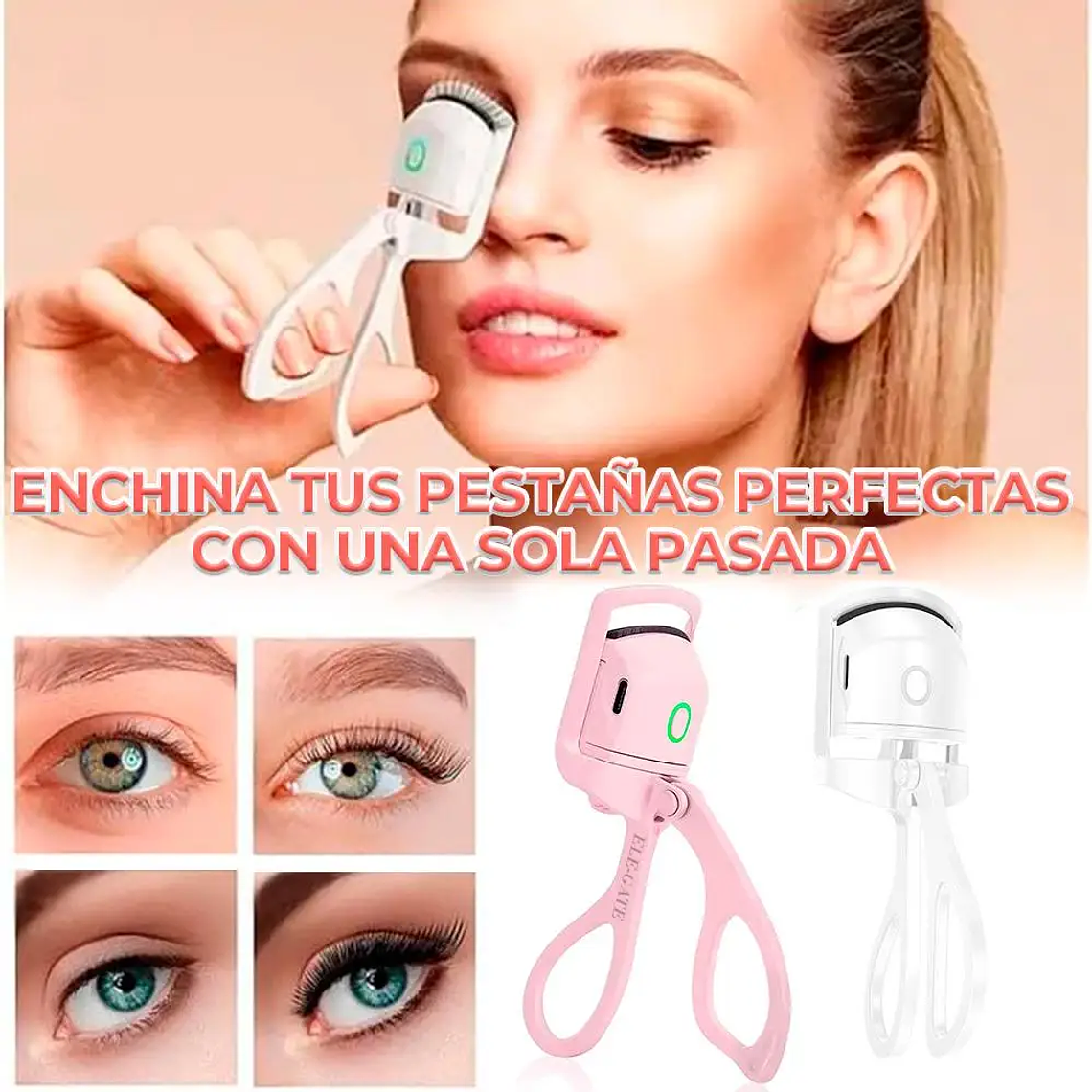 Electric Heated Eyelash Curler - Curled Eyelashes Easily and Long Lastingly 4