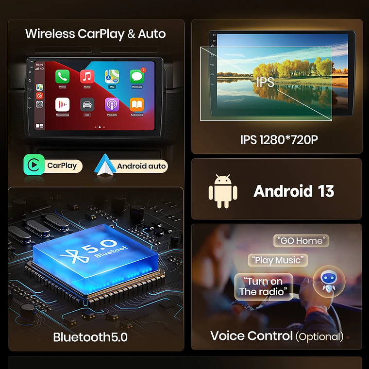 Junsun V1 EU Stock Wireless CarPlay Android Auto Car Radio Navigation for Renault Megane 2 2002-2009 Accessories Navigation 2007 4