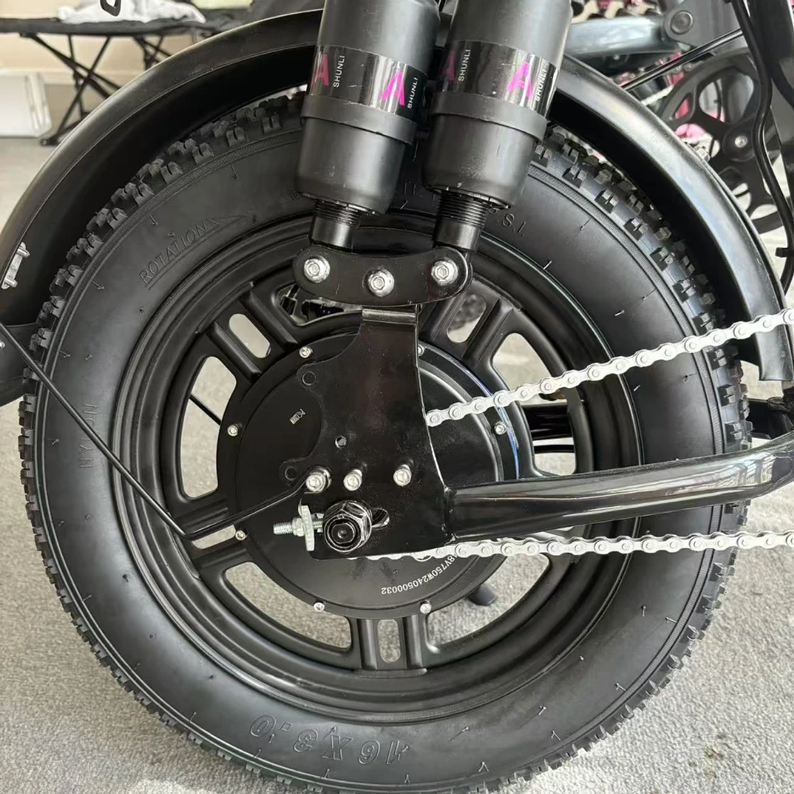 EU Wholesale Price 250W 20Ah 16*3.0 Fat Tire E-bike Throttle Assist Electric Bicycle 5